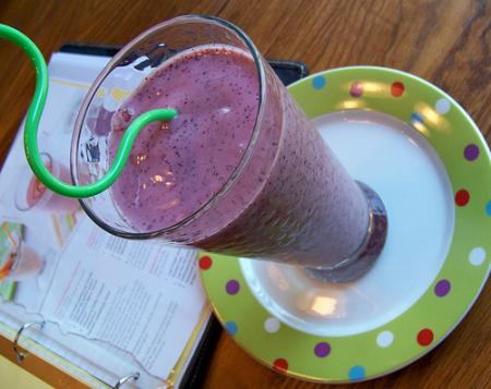 Blueberry Ginger Smoothie - Say Mmm